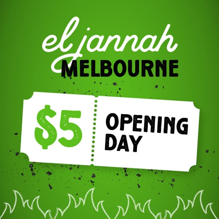 El Jannah Niddrie $5 Chicken Opening Day