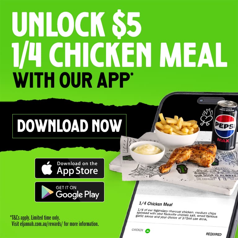 $5 Quarter Chicken Meal App