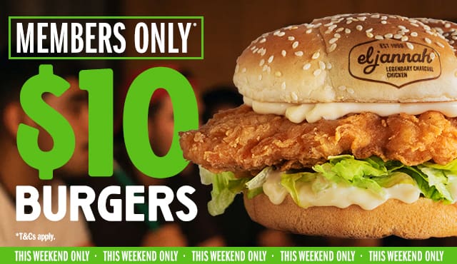 $10 Members Only Burgers Footy Finals