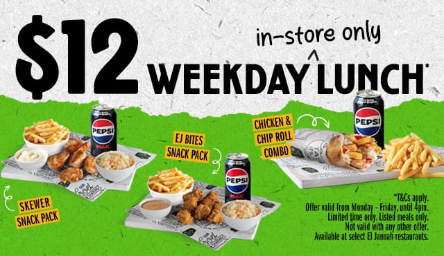 $12 Lunch nationwide